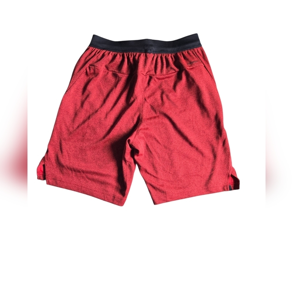 New Adidas Red/Orange and Black Athletic Shorts Lightweight Training Size S - Picture 2 of 2